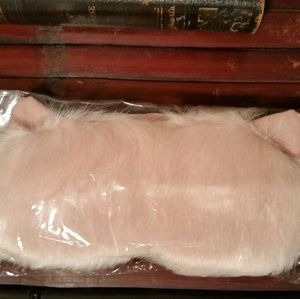 Sleeping mask NWT pink furry kitty